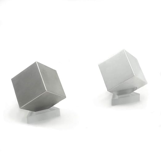 Tungsten & Aluminum Cube Set 1.5" One Kilo Tungsten & 150g Aluminum Toys & Games