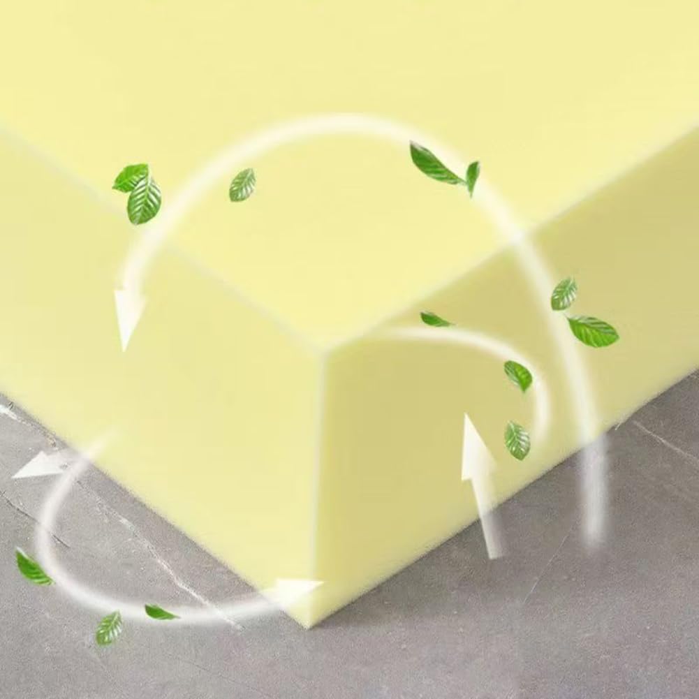 XIEMINLE Rembourrage En Mousse Haute Densité Découpée, Blanche Ferme, Rembourrage En Mousse Pour Accessoires De Maison, Banc, Fauteuil, Canapé ( épaisseur 10 Cm, 180 X 60 Cm