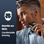 Electric Razor for Men Cordless: Wet/Dry Rotary Shaver Waterproof - USB Fast Charging & Sensitive Skin Care - Pop up Trimmer & Precision Blades - Image 5