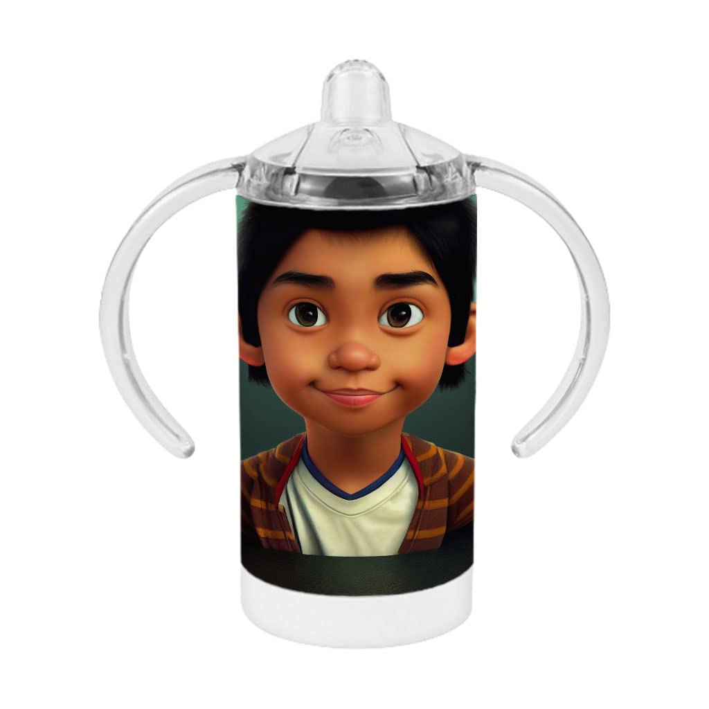 Little Mexican Boy Clip Art Sippy Cup - Cool Baby Sippy Cup - Cute Sippy Cup