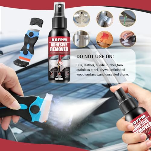 Miniatura 2 de Disolvente Pegamento Fuerte, Quita Pegamento Adhesivo, Spray Adhesivo Removedor, Elimina Rápidamente Etiquetas Para Superficie De Coches, Azulejos, Pared, Madera Y Metal