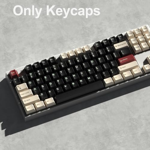 Image of Fogruaden PBT Keycaps Set, Cherry Profile Custom Keycap for Mechanical Keyboard Keycaps(Cherry Luoma)