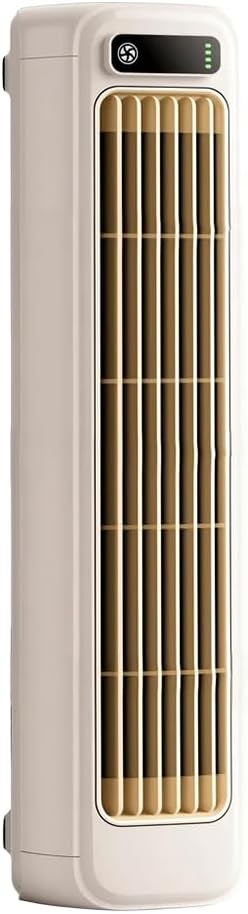 Portable Air Conditioner Cooling Fan Quiet with 3 Speeds, 2026 New Standing Fans that Blow Cold Air, Portable AC，Evaporative Air Cooler, Adjustable Speed Fan for Bedroom, Office Worker (Beige)