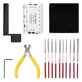 Kit de réparation de guitare – Ensemble de 15 outils d’entretien de guitare – Avec aiguille de guitare,jauge d’action… - Les Beatles, Paul McCartney, John Lennon, RIngo Starr, George Harrison Kit de réparation de guitare - Ensemble de 15 outils d'entretien de guitare - Avec aiguille de guitare,jauge d'action… – Image 2