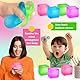 4 Stück Squishy Stressbälle Antistressball, Stressbälle Doh Fidget Cube, Regenbogen Squeeze Bälle Quetschball für Erwachsene ADHS, Angst, OCD Angst abbauen und Beruhigung