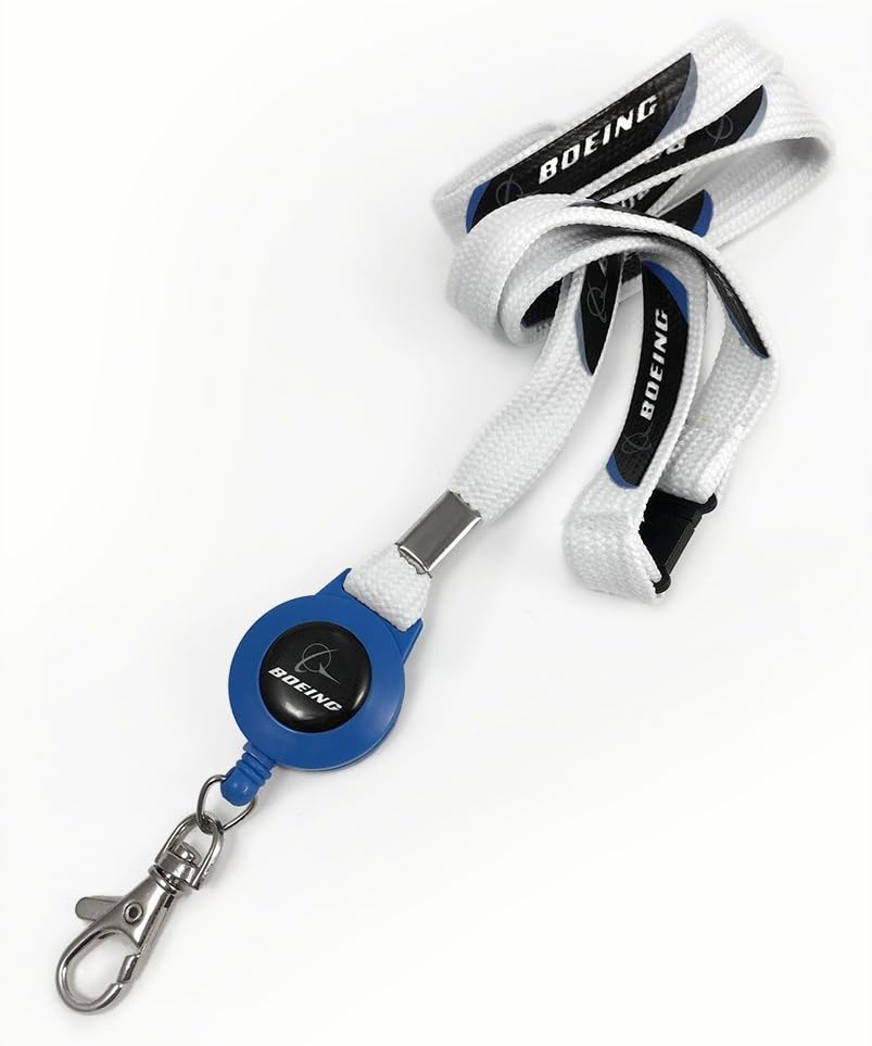 Boeing Logo Tubular Lanyard