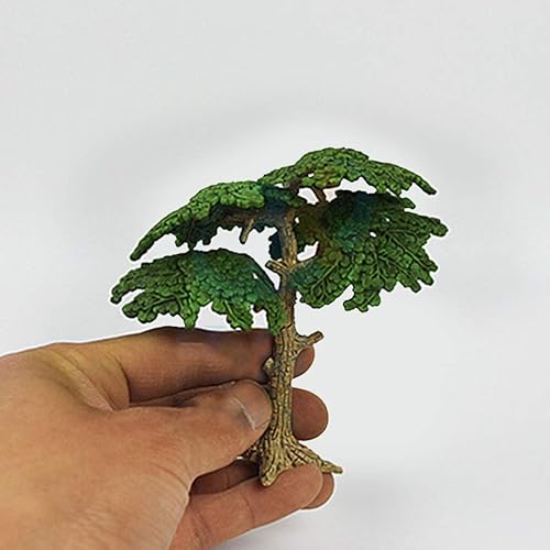Miniatura 4 de Toyvian Árboles modelo ciprés árbol artificial en miniatura, plantas falsas, árboles de tren para mesa de arena, modelos, decoración de escena, 3