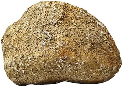 Decorative Artificial Fake Rock for Landscaping - Faux Garden Stones, Mall Decor, Event Display, Durable Lightweight Foam Stone (Yellow)