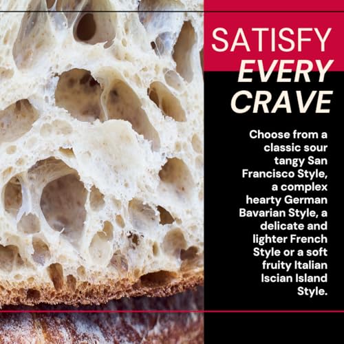 Apron Maven Premium Sourdough Starter Culture - San Francisco Style Heirloom Dehydrated With Simple Activation Instructions for Homemade Artisan Bread Baking