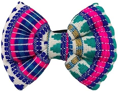 Festive Multi-Colour Pet Occasion Wear Dog Bow Tie