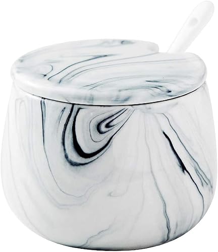 Miniatura 1 de Ceramics - Tarro de almacenamiento con tapa y cuchara