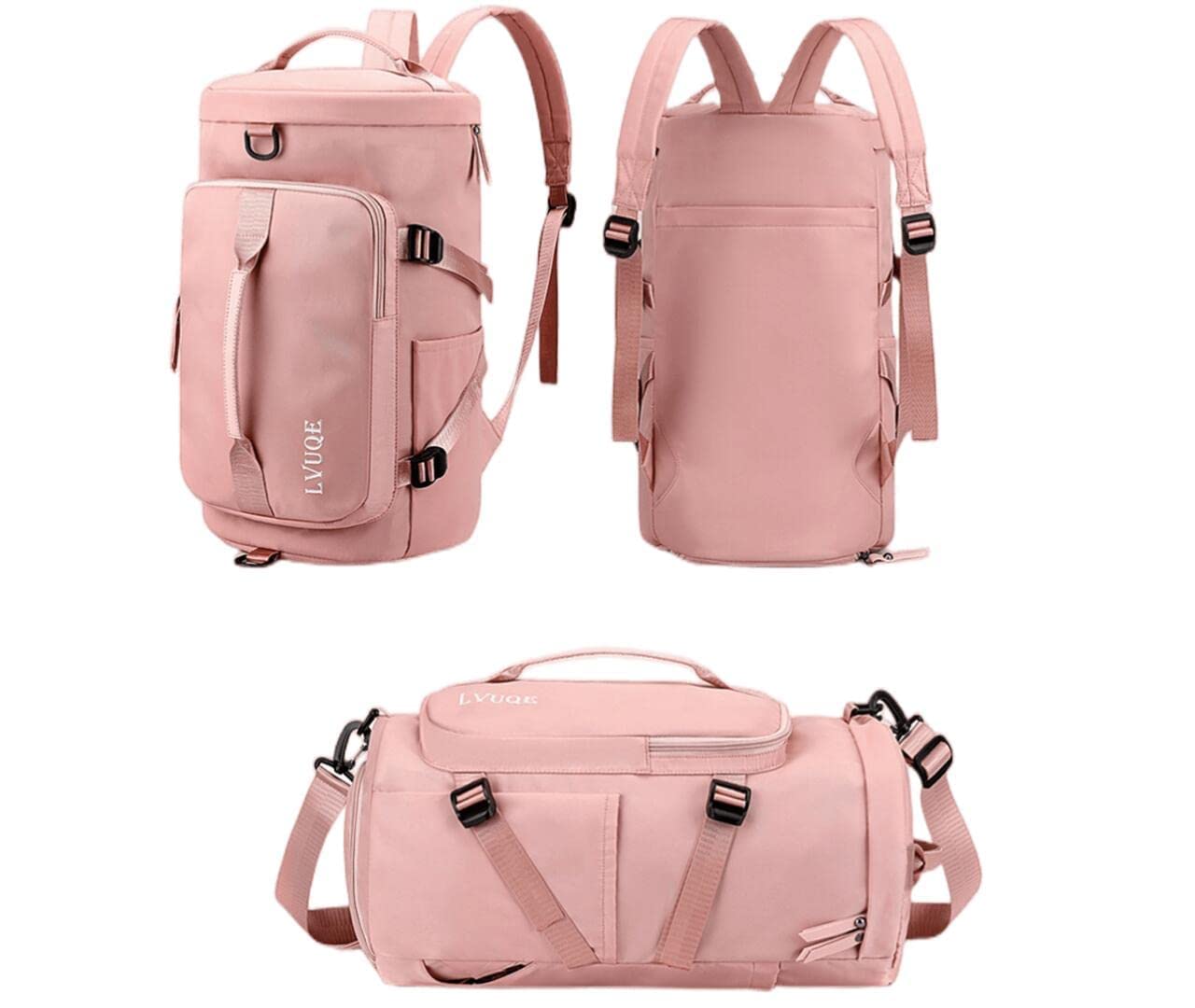 Abhiswa Nylon 25 Cms Small Compact Waterproof Duffle Rucksack Backpack for Travel & Carry-on Luggage-image-17