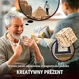INSCAPE Pharaoh´s Secret Puzzle Box - Escape Room w pudełku dla dorosłych - puzzle dla dorosłych - pudełka na puzzle z ukrytymi przegródkami, drewniane pudełko na puzzle, prezent urodzinowy