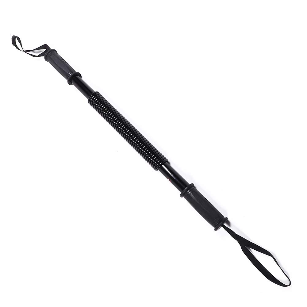 Chest Expander Arm Trainer Forearm Power Exerciser Non-Slip Rubber Handle Spring Arm Power Exerciser Non-Slip Rubber Handle for Exercise Shoulder, Arm, and Back Muscles(Black 20KG)