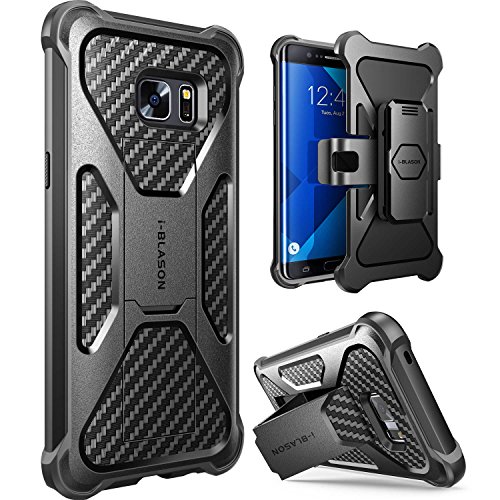 Galaxy Note 7 Case, i-Blason Transformer [Kickstand] Samsung Galaxy Note 7 2016 Release [Heavy Duty] [Dual Layer] Combo Holster Cover case with [Locking Belt Swivel Clip] (Black)