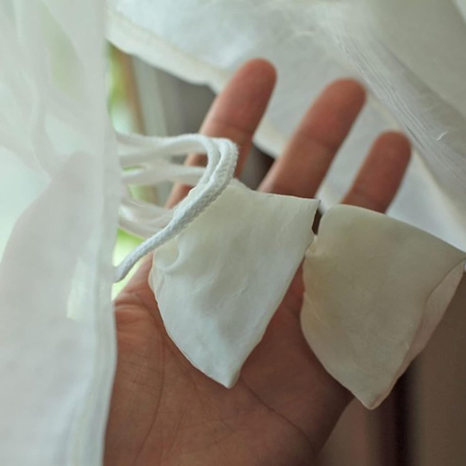 Farmhouse Beige Balloon Window Shades with Tassel, Shabby Chic Adjustable Tie-Up Curtain Shades with Valances, for Living Room and Bedroom, 1 Panel (Size : W260H200CM(W102H79inch))