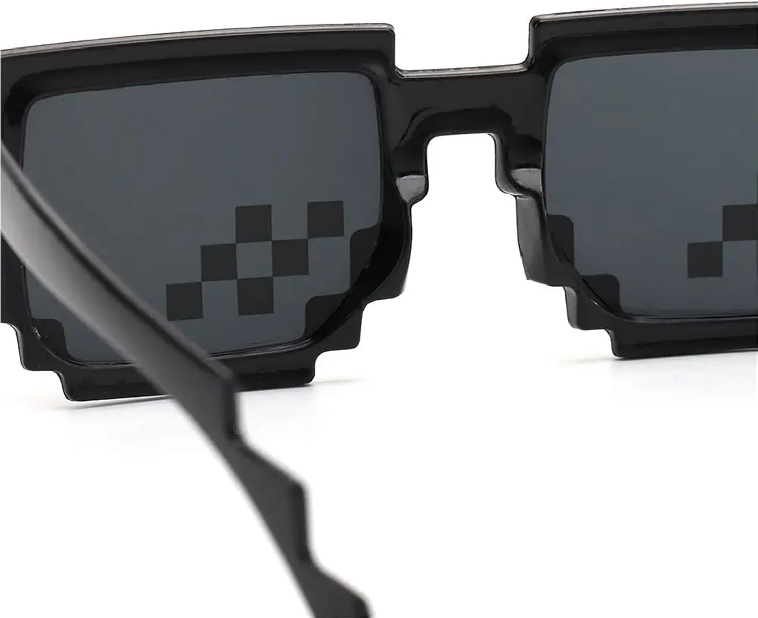 Pixel Sunglasses for Party 15Pcs Photo Props Halloween Decorative Shades Pixelated Mosaic Glasses Party Disco