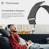 Fullmosa Band Kompatibel mit Apple Watch Armband 44mm 46mm 45mm 49mm 42mm Damen Herren, Milanaise Metallarmband Edelstahl für iwatch Ultra/SE 3 2 1 Series 11 10 9 8 7 6 5 4,Schwarz #4