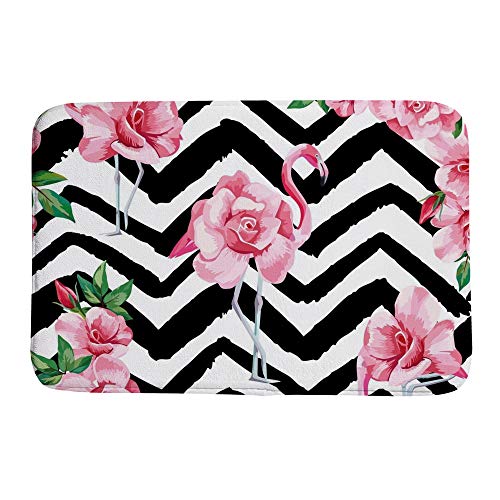 Tapis de bain absorbant en microfibres lavable pour sol sec