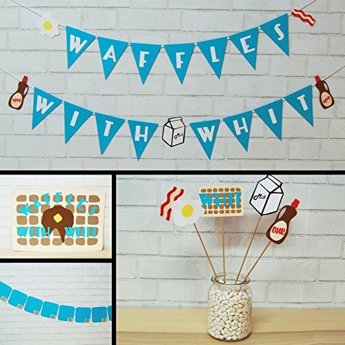 Vista 4 de Waffle Birthday Banner