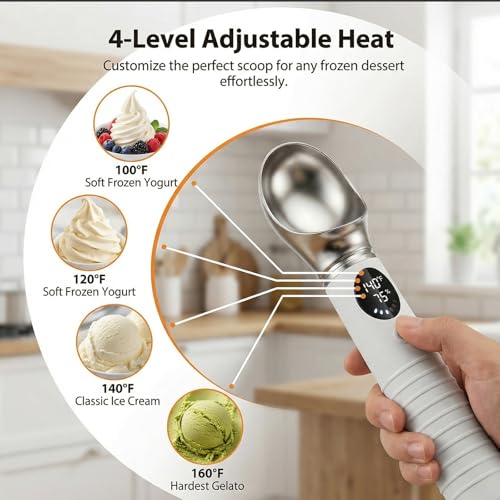 Cucharas eléctricas para helado con calefacción J - image 5