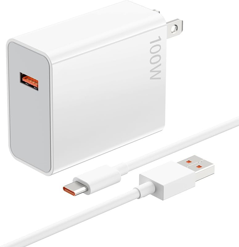 for Xiaomi Charger 100W Super Fast Wall Block 90W Mi,3.3ft 6A USB C Cable | Compatible for Xiaomi 17 Pro Max 15 15T 14 13 Redmi K90 K80 Ultra Turbo 5 Max Note 15 14 Pro+ Poco X8 M8 F7 Pro