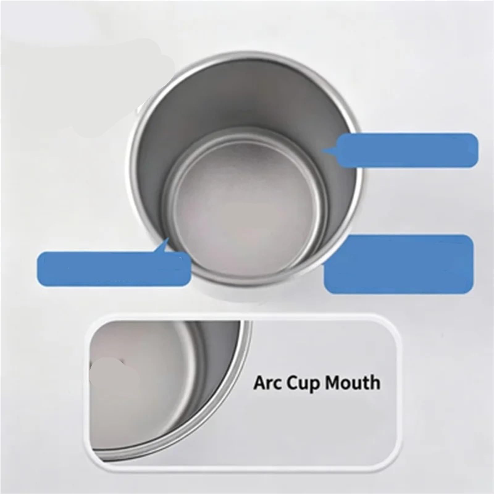 1Pcs Suction Mouthwash Cup Toothbrush Holder Stainless Steel Wall Hanging Without Punching para Ducharse,Cepillarse Los Dientes