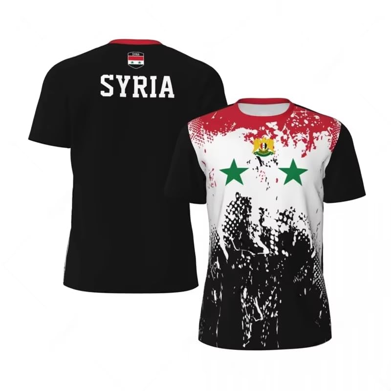 T-Shirt Syrie 3D anti-déformation manches courtes col ras du cou du S au 5XL