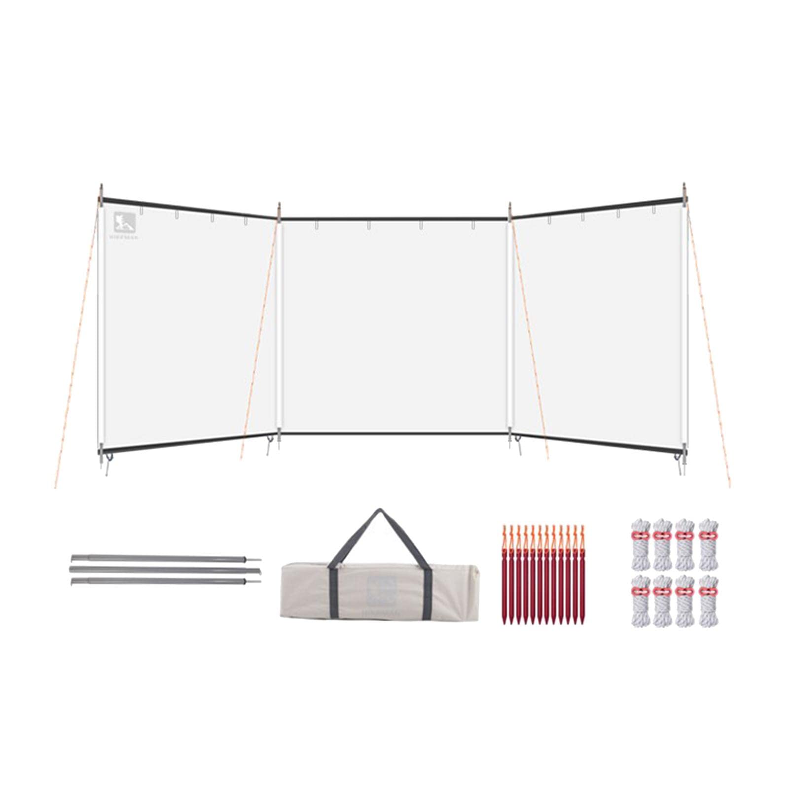 Enakshi® Wind Screen Wind Shield Large Wind Deflector Camping Hiking Campfire White|Home & Garden | Yard, Garden & Outdoor Living | Garden Fencing | Privacy Screens, Windscreens-image-38