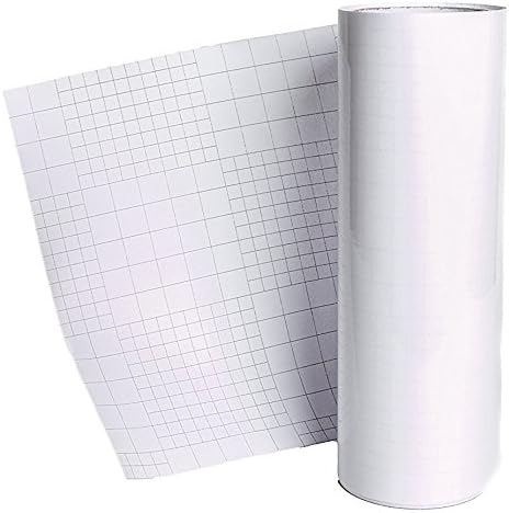 Frisco Craft 12" X 100 Feet [Medium Tack] Transfer Tape of Cameo Self Adhesive Vinyl for Decals, Signs, Walls, Windows and Other Smooth Surfaces