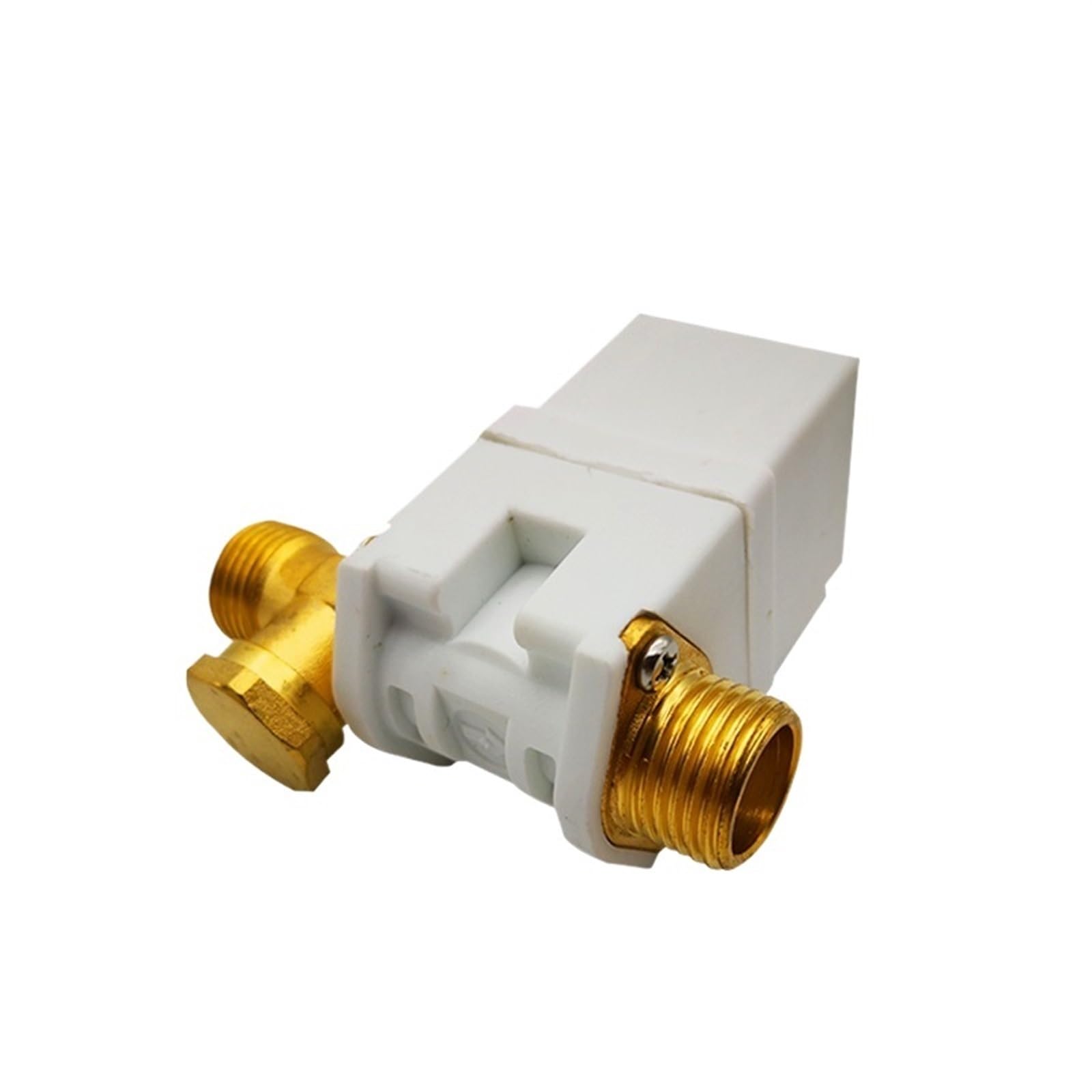 HDPHCRIUN 1pcs DN15 water heater air solar system G1/2' NC 12v 24v 220v Brass electric solenoid valve coil Control external screw thread(Onecolor)