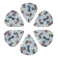 Hot Dogs and Lemonade Lot de 6 médiators pour guitare acoustique, guitare électrique, basse, ukulélé – fin, moyen et… - Les Beatles, Paul McCartney, John Lennon, RIngo Starr, George Harrison Hot Dogs and Lemonade Lot de 6 médiators pour guitare acoustique, guitare électrique, basse, ukulélé – fin, moyen et… – Image 4