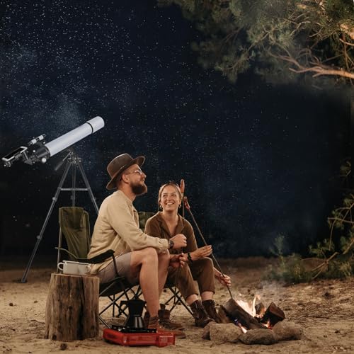 Miniatura 6 de Celticbird Telescopio 80 Mm Apertura 800 Mm Para Adultos Principiantes En Astronomía - Telescopio Refractor Portátil Astronómico Revestimientos De Alta Transmisión Totalmente 80800