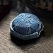Fashion Denim Vintage Docker Beanie Hat - Unisex Men Women Brimless Cuffed Skullcap Watch Cap Adjustable (US, Alpha, One Size, Blue)