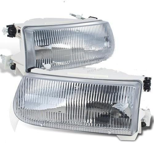 Holiday Rambler Endeavor 1998-2001 RV Motorhome 4 Piece Set Left & Right Replacement Front Headlights & Signal Lights
