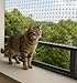 JUNFLYING Cat Balcony Net,10×13 FT Anti-Fall Safety Net, No Steel Wire,cat Balcony Protection for Windows, railings, terraces, and Stairs.