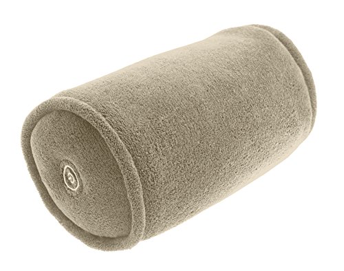 Vibrating Massage Roll Pillow for Therapy Massaging Neck Back Arms Legs Electric BO Cushion Relax Muscles Relieves Stress Pain Use in Car Airplane Plane Travel Random Colors Vary by Perfect Life Ideas