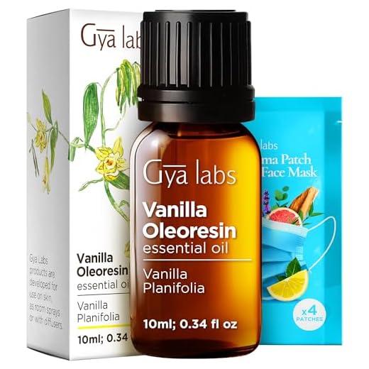 Gya Labs Ähterisches Öl Vanille – Intime Beruhigende Ätherische Öle für Süße Romantik und Glatte Haut 10 ml – 100 % Reine Ätherische Öle Vanille für Aromatherapie und Äußerliche Anwendung