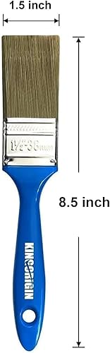 Miniatura 14 de Pincel económico de 30 piezas (1/2, 1, 1.5, 2, 2.5 pulgadas), pinceles de pintura de cerdas para el hogar, juego de pinceles de pintura, pinceles