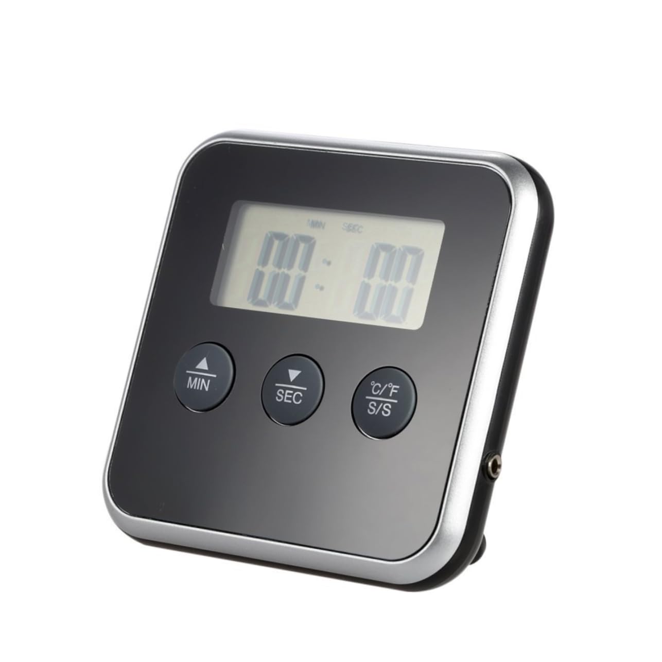 OUNONA 2piezas Digital Inalámbrico Para Cocina y Bbq Temporizador Programable Alarma Lectura Instantánea Monitorización Remota De Temperatura Para y Horno Sin Batería