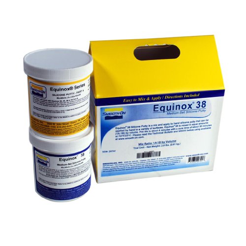 Equinox 38 Medium - Mix & Apply-By-Hand Platinum Mold Putty - Trial Unit #TOP11