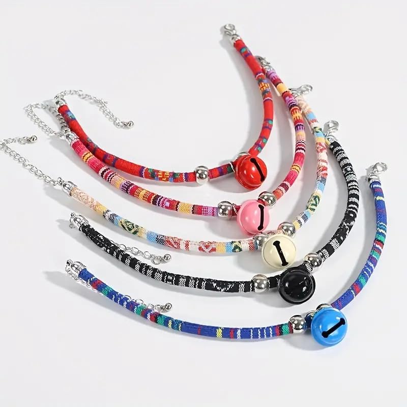 BohoBark Quick Release Cat Collars Soft Kitten Collars with Detachable Lightweight Kitten Collars (Multicolor) Ethnic design 2 Pcs (B0CHRS1TLR) Amazon Price History, Amazon Price Tracker