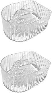 FOMIYES 2 Pçs Loja De Remoção De Suprimentos De Imersão Bandeja Ferramentas De Imersão Unhas Para Imersão Gel Manicure Spa Acrílico Unha Da Mão Banho Em Casa Tigela Feminina Fora Do Salão
