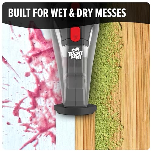 Image of Dirt Devil 16V Cordless Handheld Vacuum Cleaner, Powerful Suction