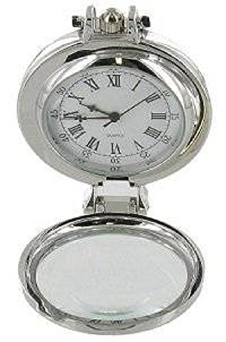 Montre gousset d'exception PW01 en argent avec son cadran transparent rétro