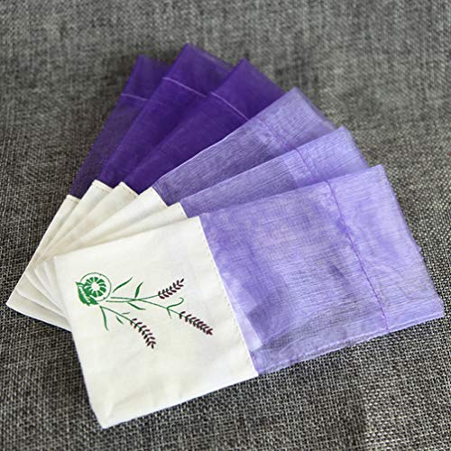 BESPORTBLE Flores Secas de Lavanda Sachê Sacos 20 Pcs Sacos De Organza para Gavetas Armários Armário