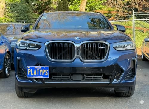 Image of CravenSpeed Platypus License Plate Mount Compatible with BMW 4 Series /i4 /X4 | 2020-2026 | No Drilling | Installs in Seconds | Made of Stainless Steel & Aluminum | Made in USA