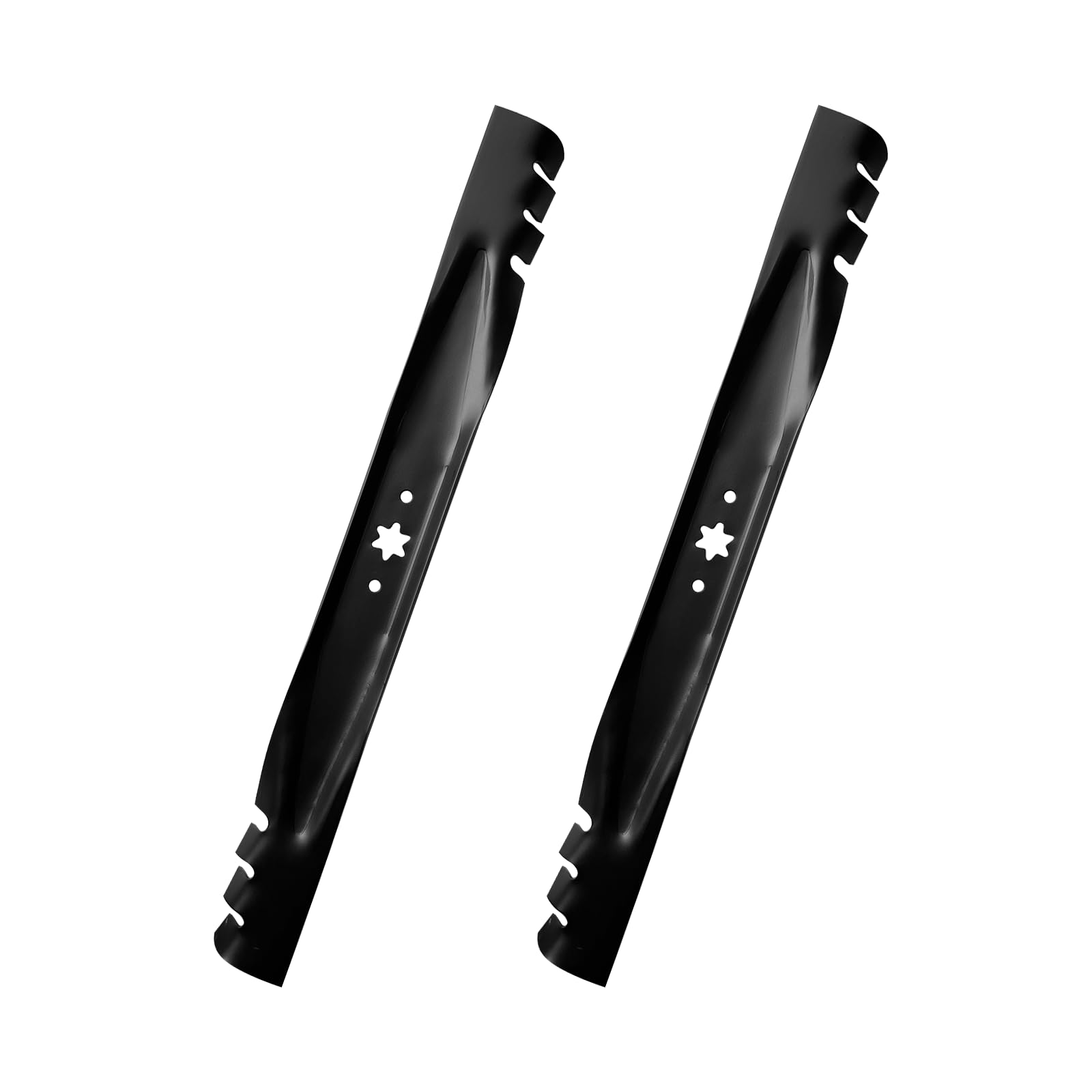 Hoja de cortacésped 942-04244A de 46 pulgadas, compatible con Craftsman, Cub Cadet, Troy Bilt, MTD, Columbia OEM Repuesto 942-04290 942-04244 742-04244 742-04244 742-04244A - Paquete de 2