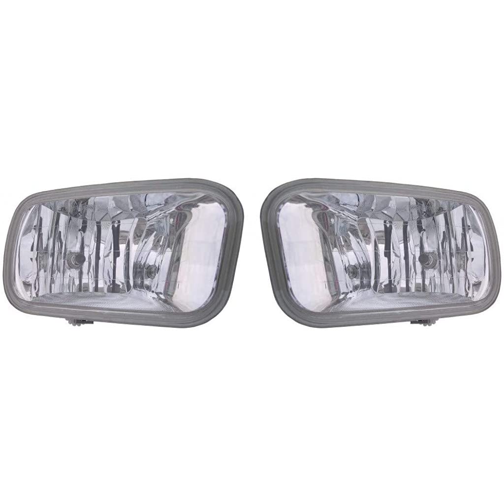 KarParts360 For Dodge Ram 2500/3500 Fog Light 2010 Driver and Passenger Side Pair For CH2594102 | 55372735AB