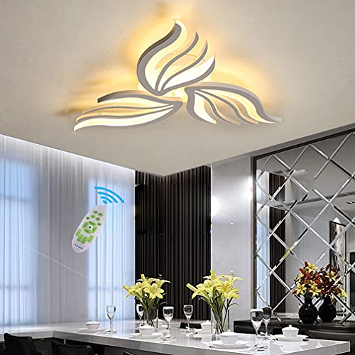 Lustre LED salon moderne au design épuré pour plafonnier haute qualité